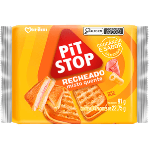 BISCOITO MARILAN PIT STOP 91G MISTO QUENTE